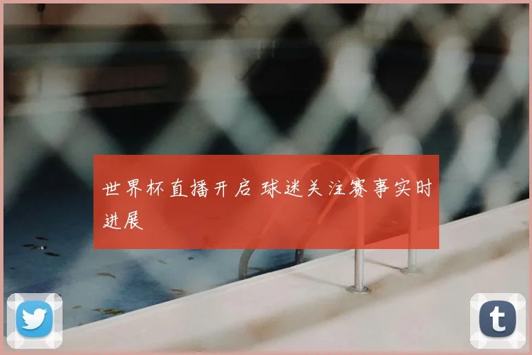 世界杯直播开启 球迷关注赛事实时进展